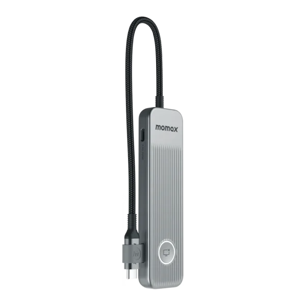 momax 1-Link USB-C Hub 7-in-1 - Gray - Image 3