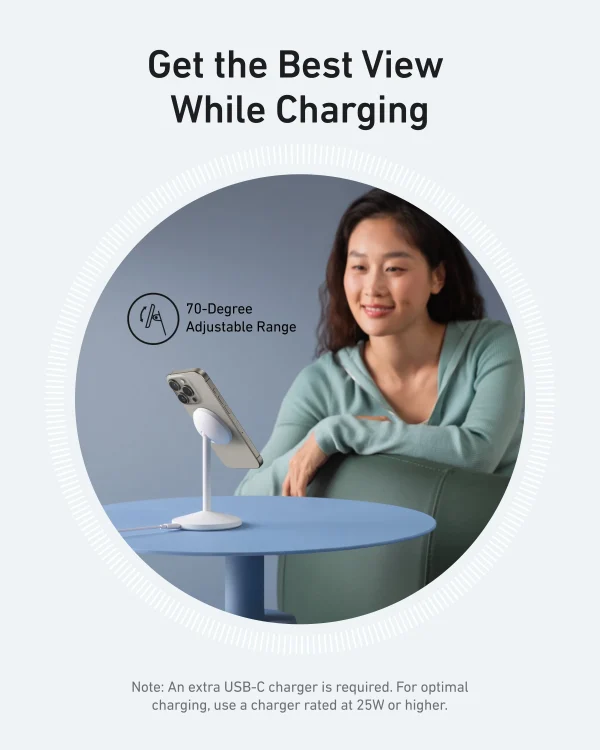 Anker MagGo Wireless Charger (Stand) - Image 2