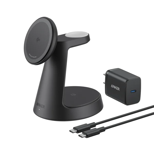 Anker MagGo Wireless Charging Station (3-in-1, Dock Stand)
